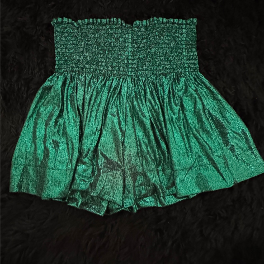 Queen of Sparkles Emerald Green Mini Skirt